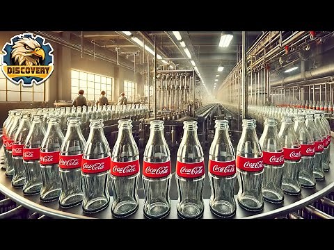 How Glass Coca-Cola Bottles Are Made In Factory? | Captain Discovery