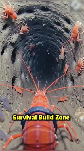 Lobster Hidden Underground Kingdom: Underwater World Discovery