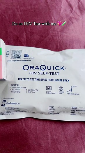 Routine HIV Self-Test: OraQuick Instructions & Results