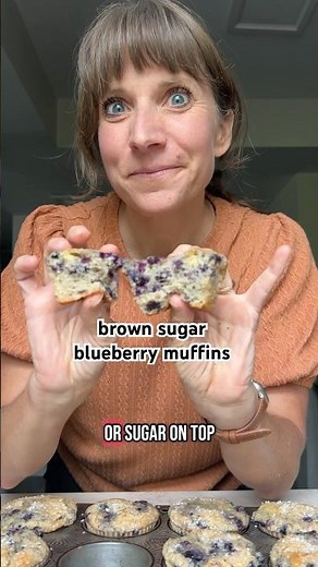 Brown Sugar Blueberry Muffins are the ultimate homemade muffin recipe! Don’t skip the sugar topping