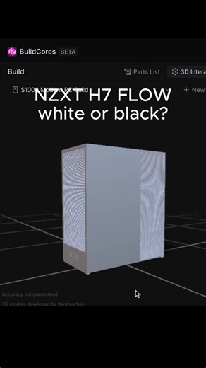 Mejor color para NZXT H7 Flow