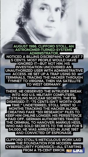 “The 75-Cent Mistake That Caught a KGB Hacker 💻🕵️‍♂️”
