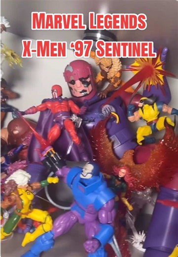 Marvel Legends X-men ‘97 Sentinel Review Is the concept of this figure cool? Absolutely! Who wouldn’t want a huge classic Sentinel action figure? However, this feels like the bare minimum and not worth the $220 price tag. The articulation is solid, and the accessories are nice, but the figure itself looks very cheap. It is almost entirely molded plastic with very minimal paint. Some washes and shading would’ve gone a long way. What do you guys think? Please FOLLOW, like, comment, and share! All 
