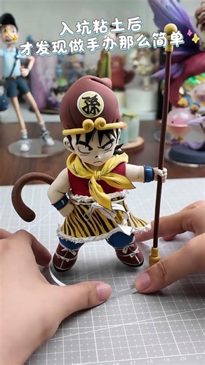 After making clay figurines I found that making figurines is so simple #Handmade#Figurine#