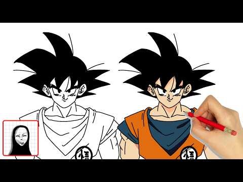 How to Draw Goku | Full Step by Step Tutorial