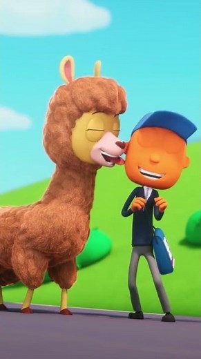 Mama Llama Drama 🦙 #kids #mrzip #funny