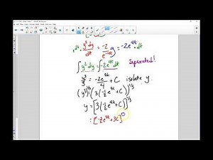 Solutions via Separation of Variables