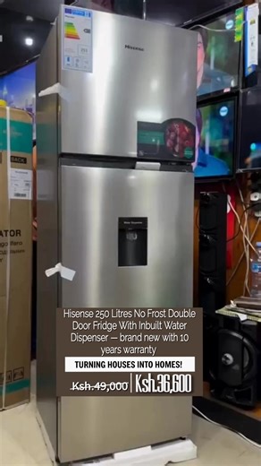 Hisense 250 Litres Double Door Fridge with Inverter