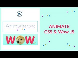 HOW TO USE ANIMATE CSS AND WOW JS IN YOUR WEBSITE | YOU CAN ANIMATE ANYTHING ON YOUR WEBSITE
