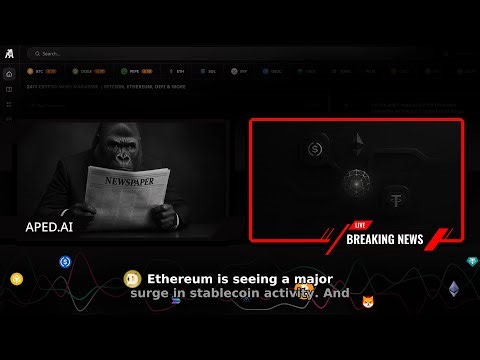 Ethereum stablecoin surge puts AI payments to the test as USDC grows and ETH staking rises