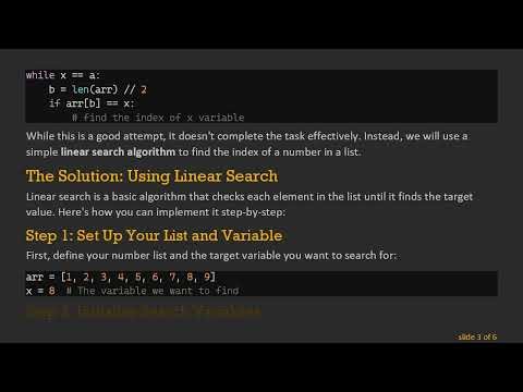 Finding the Index of a Variable in a Number List in Python