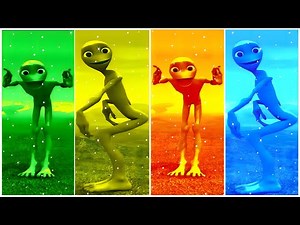 Alien Dance 2025 Fun Colors Crazy Moves Music Video 👽🪐