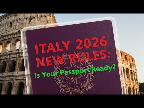 New Italy Passport Rules 2026: What Travelers MUST Know (Schengen & ETIAS Explained) #passportguide