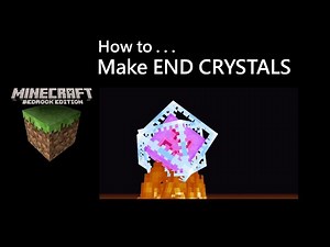 Minecraft Bedrock PE: How to Make END CRYSTALS