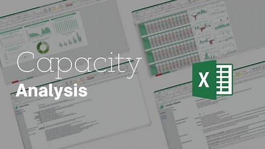 Capacity Planning Excel and Google Sheets Template - Simple Sheets