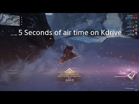 How to get 5 seconds of air time on kdrive