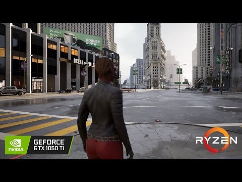 GTX 1050 Ti - The Matrix Awakens (PC) - City Sample - Unreal Engine 5 - FPS Test