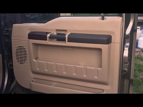 Excursion to Super duty door panel swap/upgrade