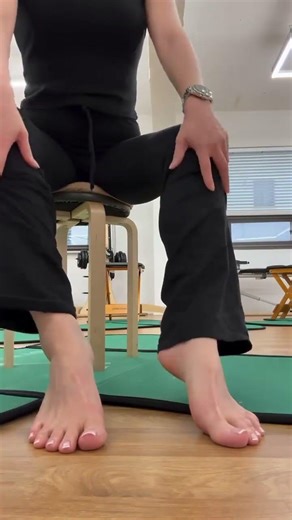 Barefoot in the gym