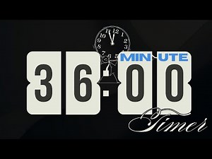 36 Minute Silent Timer ⏰ | No Sound Countdown | For Study, Exercise, Focus, Cooking