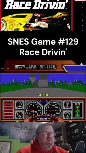 SNES Game 129 - Taramoor is confused by Race Drivin'