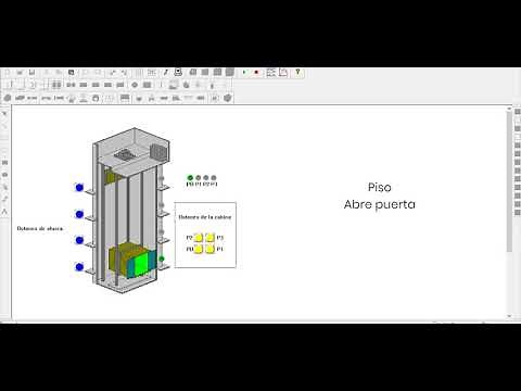 Preview Ascensor usando Pc-Simu & Cade-Simu