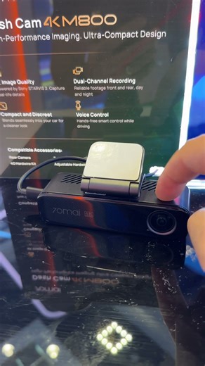 70mai M800 Dashcam w/ eMMC