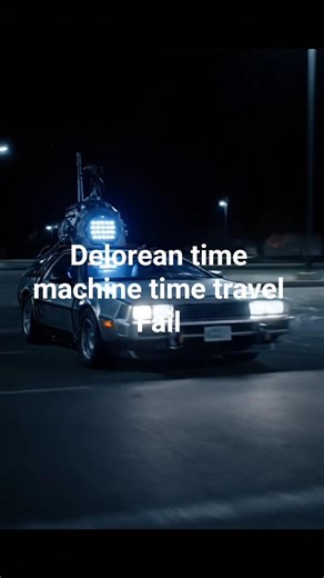 Delorean time machine Test pt.2 #backtothefuture #deloreantimemachine
