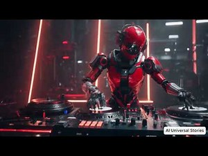 Futuristic DJ Robot: The Sound of Tomorrow