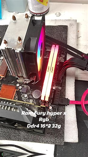 Ram DDR4 HyperX Fury RGB 16GB x 2 for Gaming