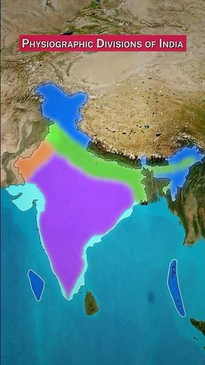 India's 6 Hidden Geographical Regions #geography #india #mapping