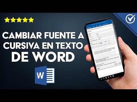¿Cómo Cambiar el Estilo de Fuente a Cursiva en un Texto de Word? - Hazlo Fácil