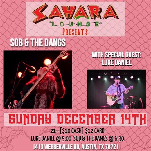 Sahara Lounge ATX on Instagram: "Sunday!!! #austinlivemusic #freeparking #livemusic"