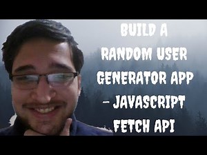 Javascript Fetch API Example – Build a Random User Generator App