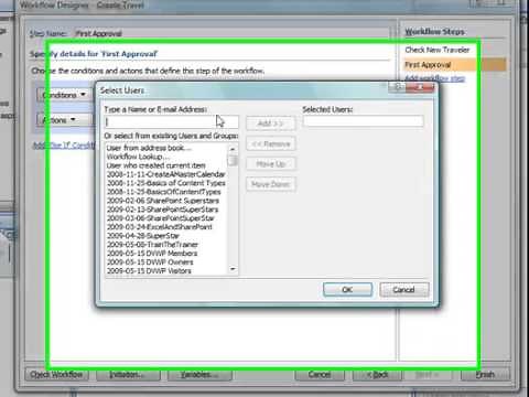 SharePoint 2007 Travel Request Workflow