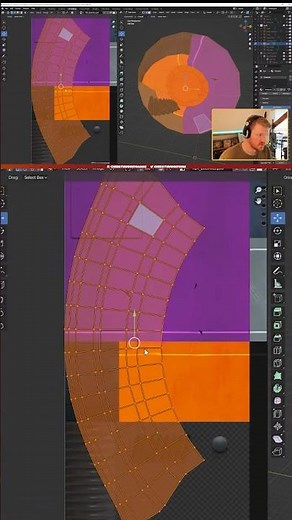 Blender tip: How to straighten curved UV’s when unwrapping!! #blender #gamedev #tips