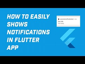 How to Show Notifications in Flutter App (Easy Way)!