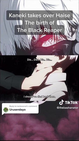 The Birth of The Black Reaper in Anime | Kaneki Takes Over Haise
