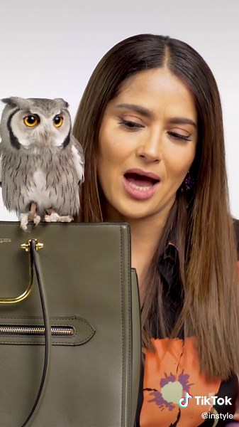 Meet Salma Hayek’s Rescued Pet Owl Kering