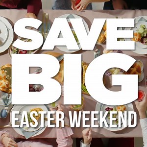 Hop on into Hy-Vee during our Easter weekend sale! 🐰🌷 ﻿Save on ham, frozen veggies, potatoes and more through April 9. | Hy-Vee