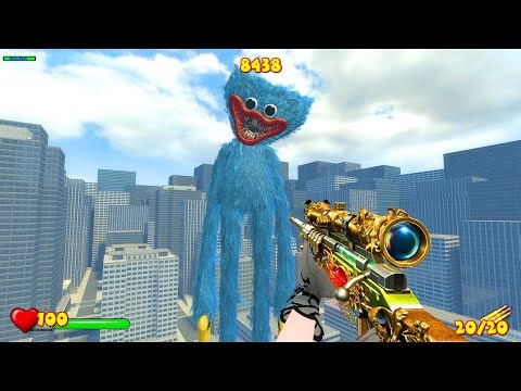 HUGGY WUGGY FROM POPPY PLAYTIME TAKES THE CITY | GARRY'S MOD