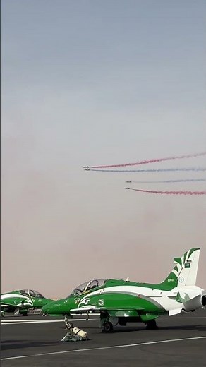 Korean Black Eagles aerobatic team in Saudi Arabia