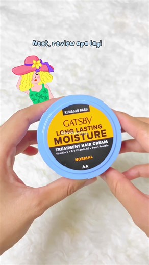 Review Gatsby Treatment Hair Cream Normal!👍🏻 — #gatsby #gatsbyhairproducts #haircream #treatmenthaircare #fyp #reviewtiktok