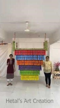 दोनों बहनों ने मिलकर बनाया नया झूमर 😱😲~mini wood toy/woodworking arts skill #shorts #babifreitas​ ​