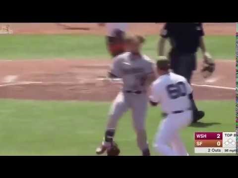 Bryce Harper Charges the Mound and Gets in Fight With Giants' Hunter Strickland