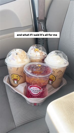 just a little treat #scooterscoffee #scootonaround