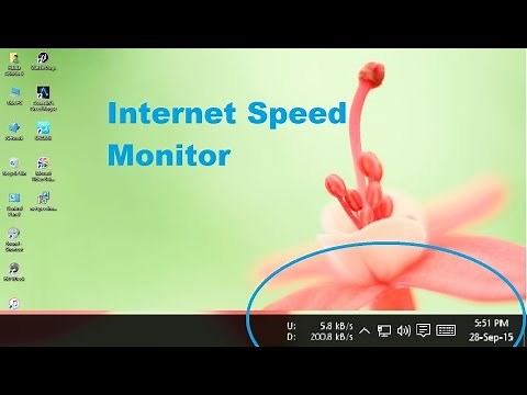 Internet Speed Meter/Monitor for Windows 7/8/8.1/10 FREE