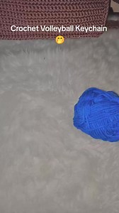 Crochet Volleyball Keychain #crochetersoftiktok #crochetph #crochet #crochetkeychain #CapCut