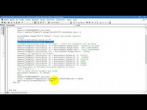 Video 7 - Creando un Sistema Contable en Excel