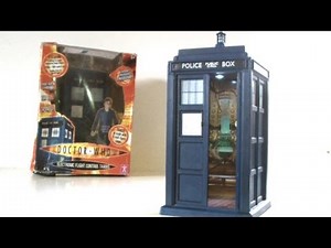 DOCTOR WHO 10th Doctors Flight Control Tardis Toy Review | Votesaxon07